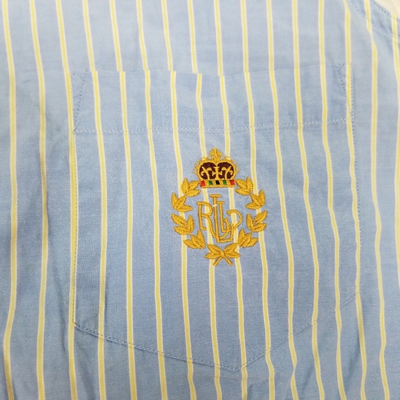 Ralph Lauren ButtonzUp sleeveless womns sz 10 blue - Picture 4 of 7